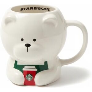 Starbucks Bearista Mug 12 fl oz Coffee Cup Collectible Holiday Bear